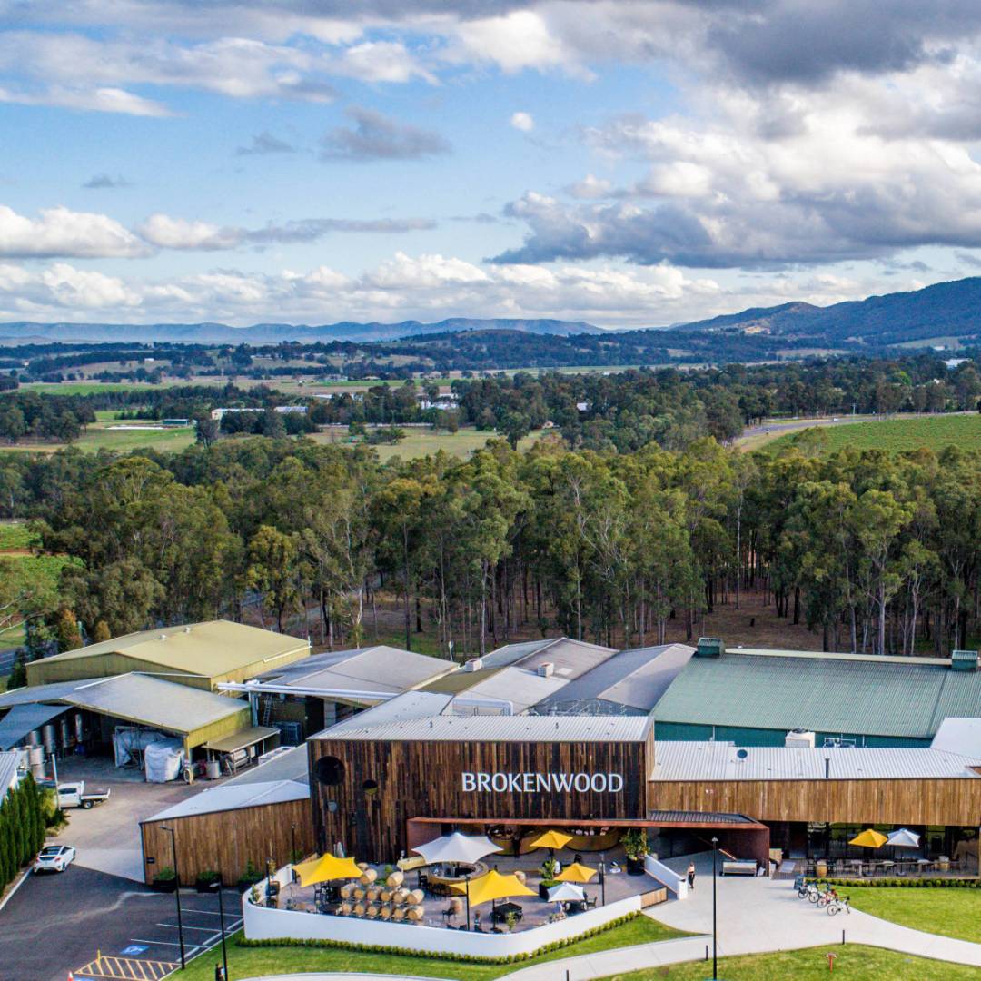 Overlooking the Brokenwood Wines estate in Pokolbin | Destination NSW