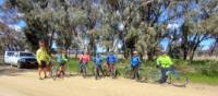 Cycling group on the Central West Cycle Trail