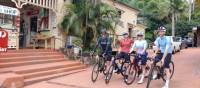 Four keen cyclists ready to explore the Northern Rivers Rail Trail. | Shawn Flannery