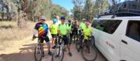 The Supported cycle group ready for another day of action. | Shawn Flannery