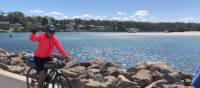 A great sense of achievement arriving into Huskisson on the South Coast Cycle | Kate Baker