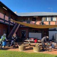 Beergarden of the Royal Hotel in Mendooran | Michele Eckersley