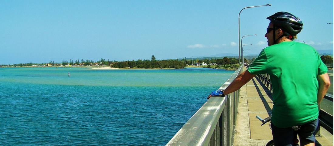 Admiring the views at Windang on the NSW South Coast