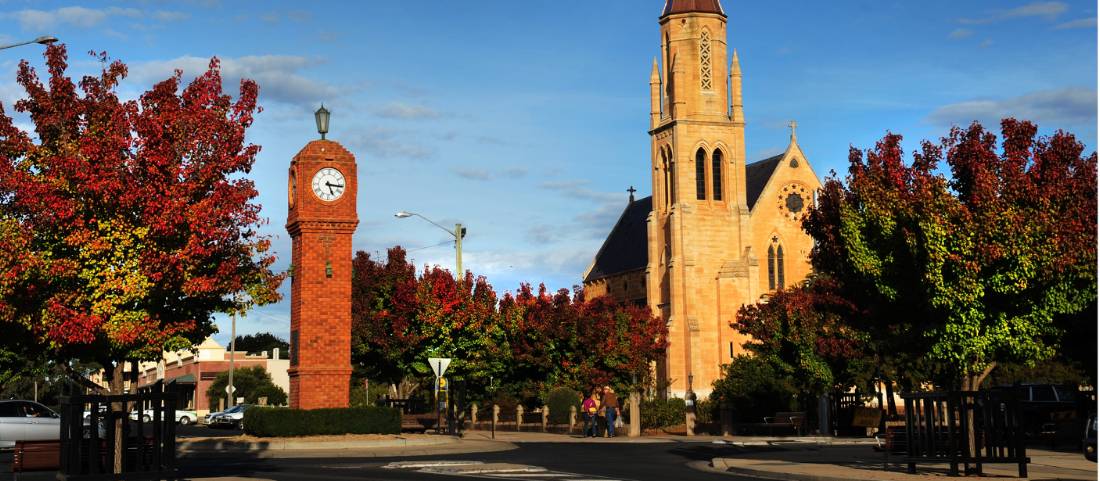 Clock tower in Mudgee |  <i>Mudgee Region Tourism</i>