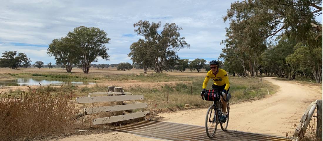 Crossing a small bridge on the route between Mendooran and Dunedoo |  <i>Michele Eckersley</i>