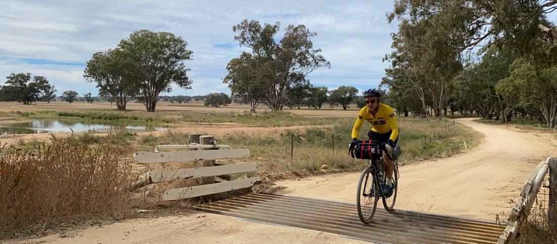 Crossing a small bridge on the route between Mendooran and Dunedoo |  <i>Michele Eckersley</i>