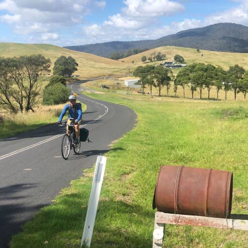 Cycling Myrtle Mountain to Candelo in Bega Shire