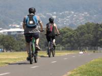 Cycling along the bike path |  <i>Bruce Baker</i>