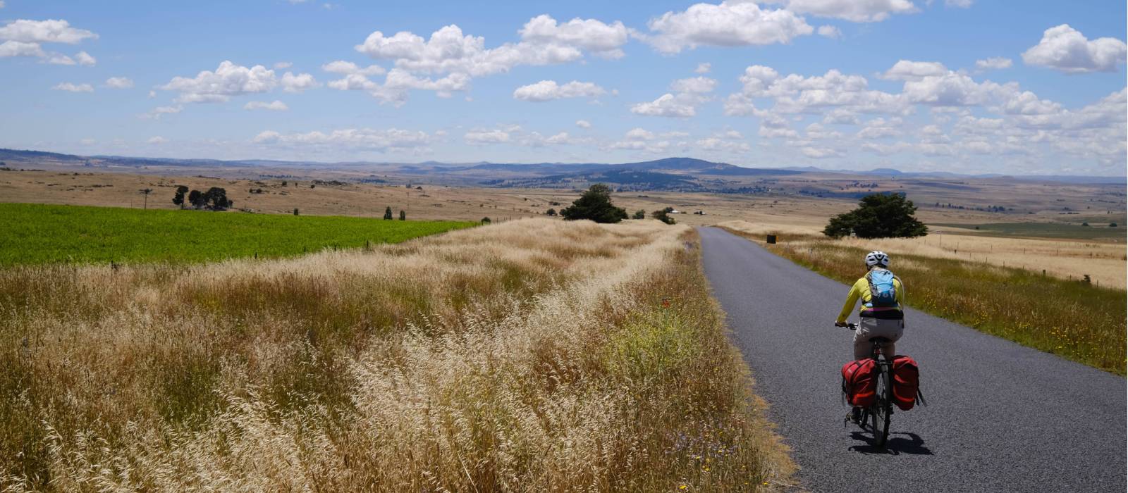 Vast landscapes feature while cycling from Jindabyne to Dalgety | Ross Baker