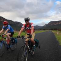 Cycling out of Glen Davis | Ross Baker