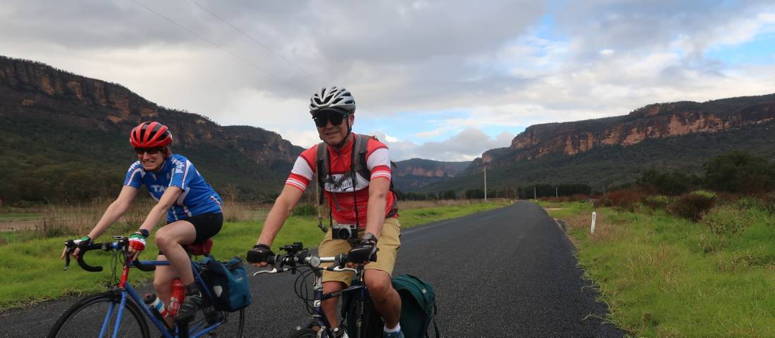 Cycling out of Glen Davis |  <i>Ross Baker</i>