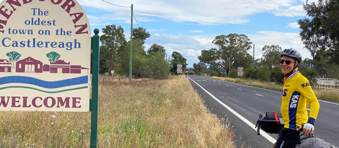 Cycling the CWC out of Dunedoo |  <i>Michele Eckersley</i>