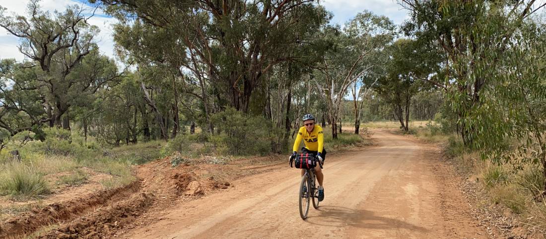 Cycling the CWC out of Dunedoo |  <i>Michele Eckersley</i>