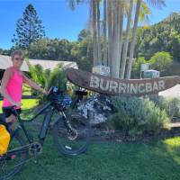 Cyclist at Burringbar | Kate Baker
