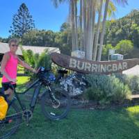 Cyclist at Burringbar | Kate Baker