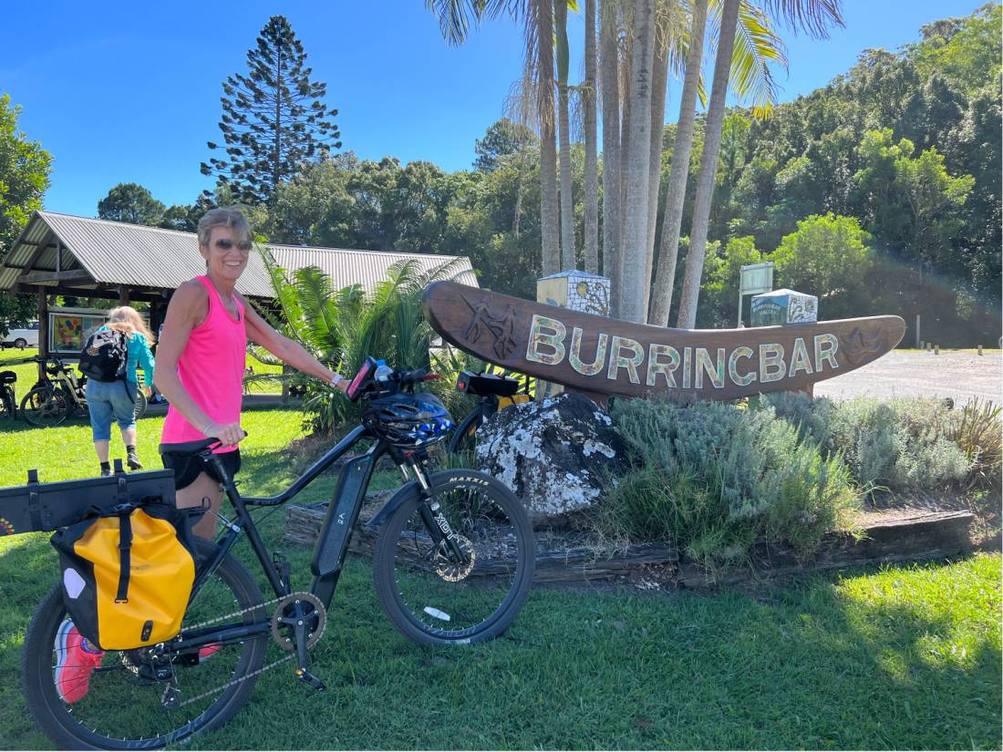 Cyclist at Burringbar |  <i>Kate Baker</i>