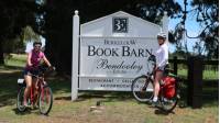 Cyclists at the Berkelouw Book Barn and cafe near Bowral |  <i>Kate Baker</i>