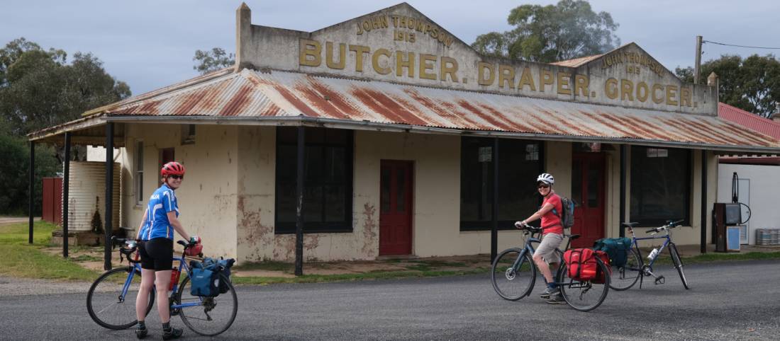 Cyclists in Lue half way between Mudgee and Rylstone |  <i>Ross Baker</i>