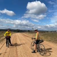 Cyclists on the CWC between Dubbo and Wellington | Michele Eckersley