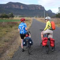 Cyclists on the Glen Davis Road in the Capertee | Ross Baker