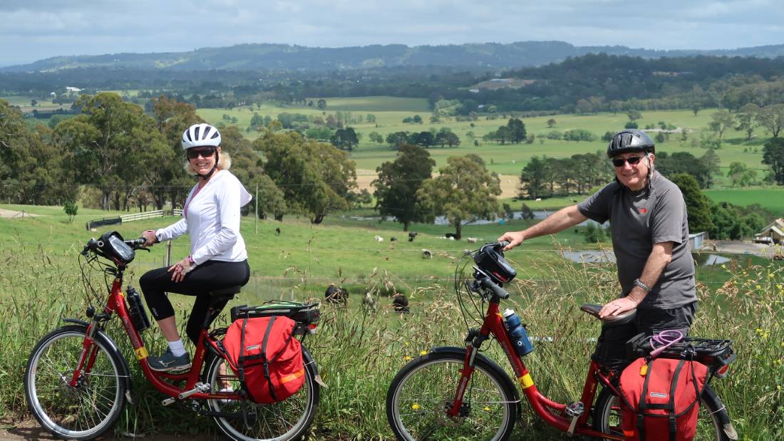 Ebikes on the route of the Southern Highlands Cycle to Robertson |  <i>Kate Baker</i>