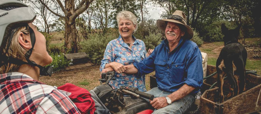 Meeting the locals at Mayfield Farm |  <i>Tim Charody</i>