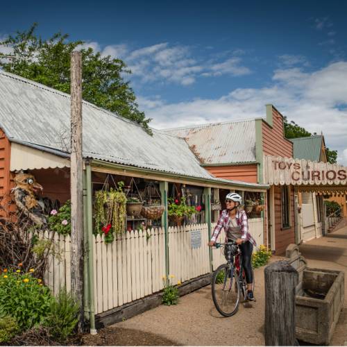 Cycle the charming streets of Gulgong