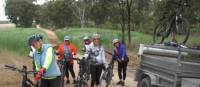 Happy cyclists on the Central West Trail | Shawn Flannery