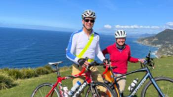 Couple cycling from Sydney to Jervis Bay | Kate Baker
