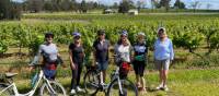 A group of friends on a cycle tour in the Hunter Valley | Kate Baker