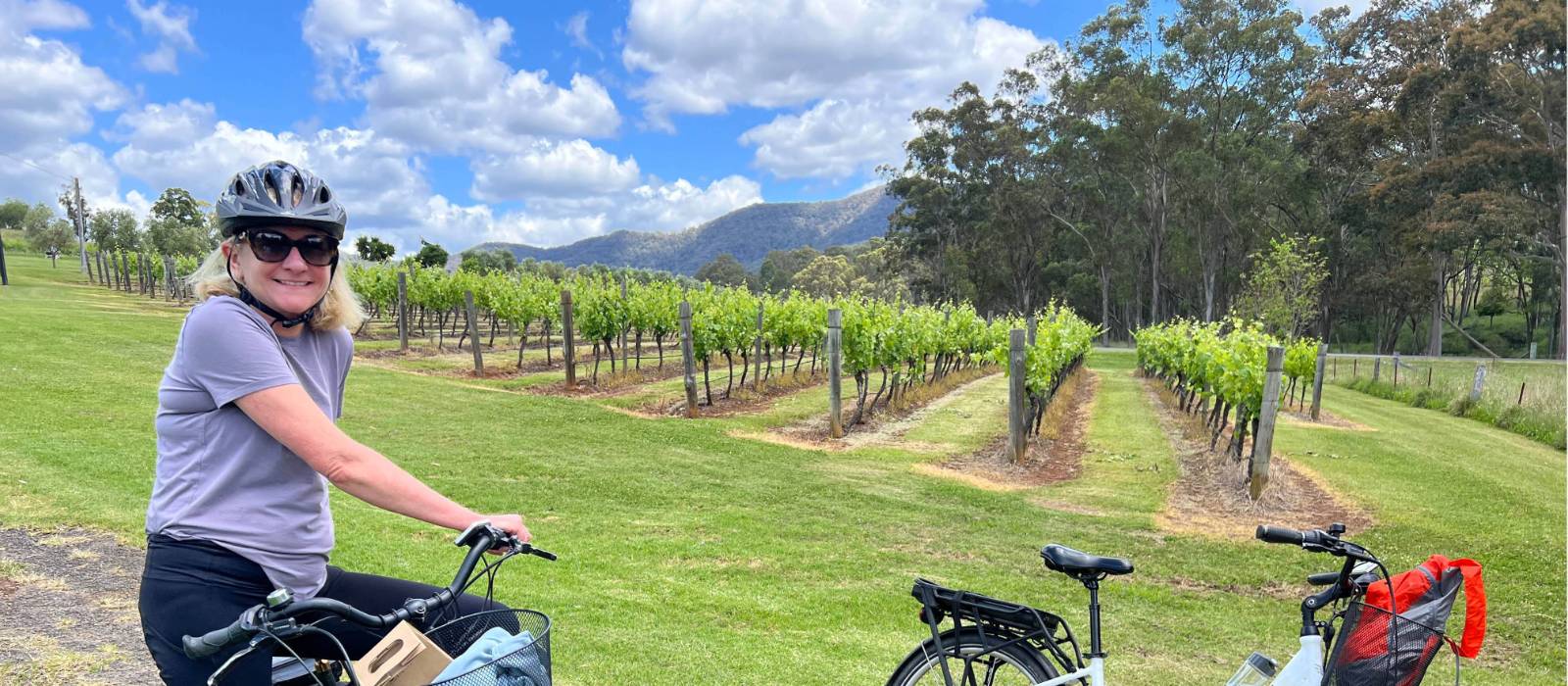 Cycling among the vineyards in the Hunter Valley | Kate Baker