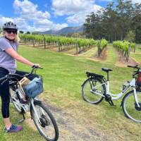 Cycling among the vineyards in the Hunter Valley | Kate Baker