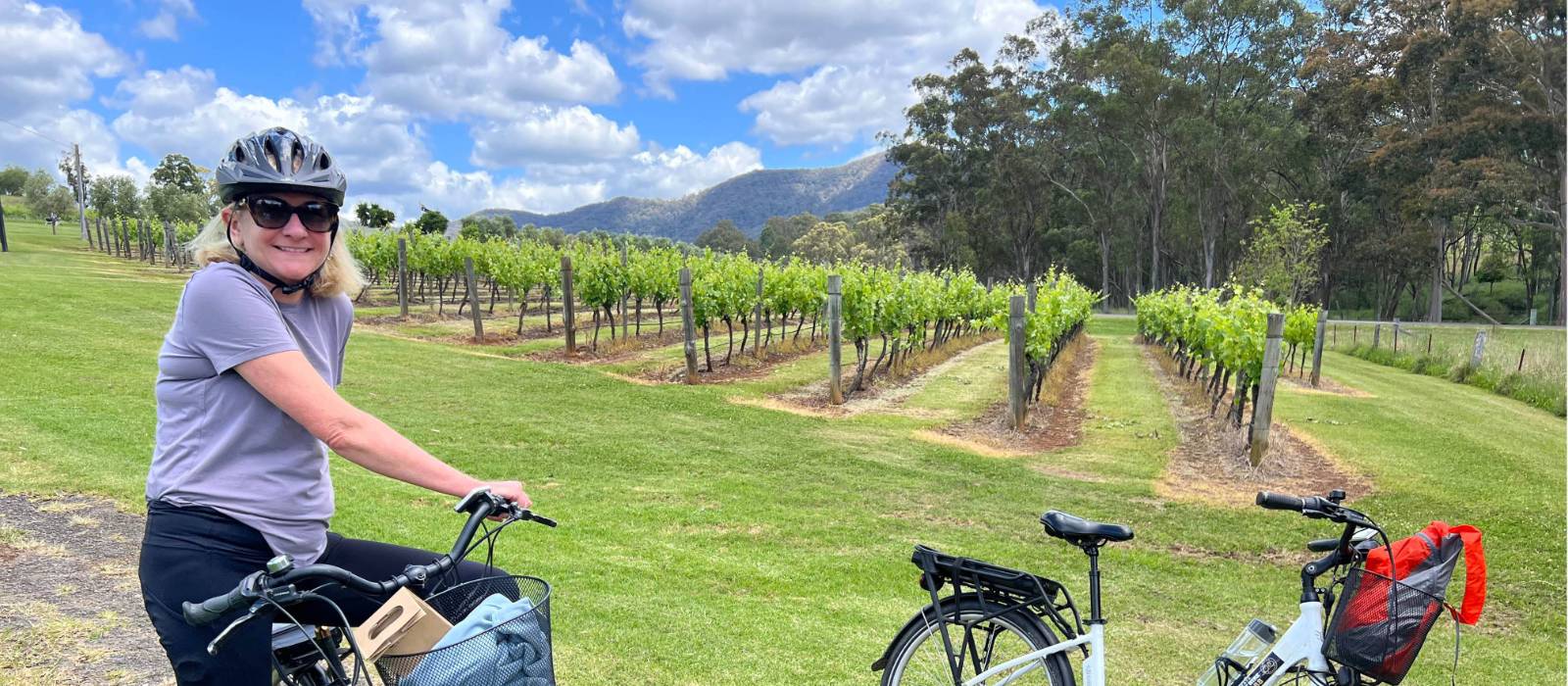 Cycling among the vineyards in the Hunter Valley | Kate Baker