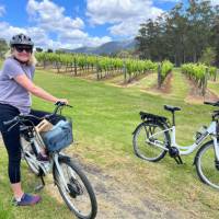 Cycling among the vineyards in the Hunter Valley | Kate Baker