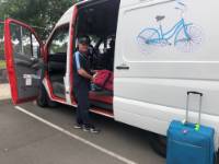 Luggage is transferred daily on the South Coast Self Guided Cycle |  <i>Kate Baker</i>