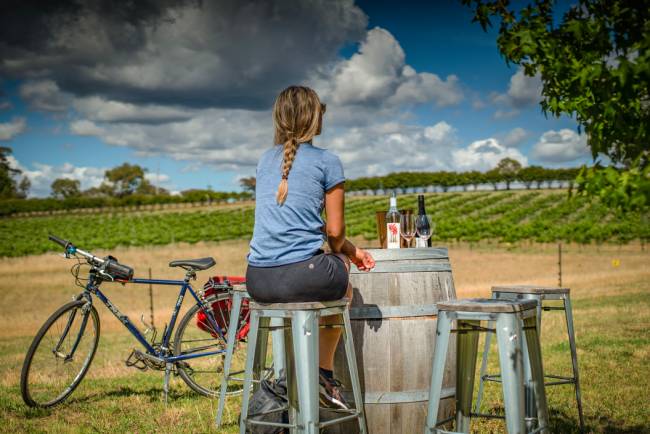 Enjoy a glass of wine at Naked Lady Wines |  <i>Tim Charody</i>