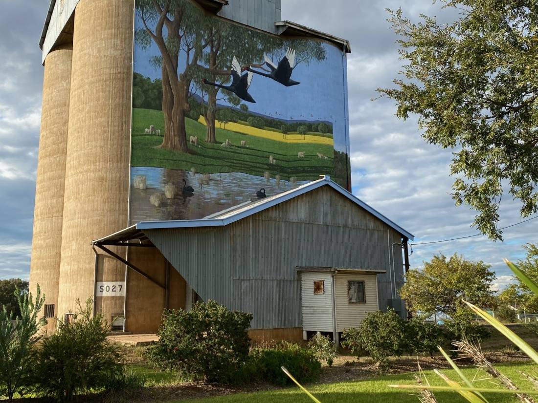 Painted Silos are a feature of the CWC |  <i>Michele Eckersley</i>