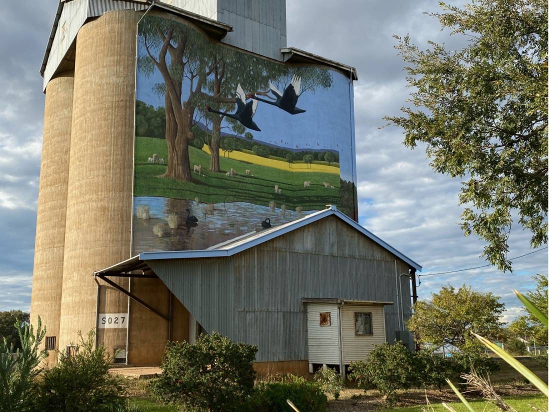 Painted Silos are a feature of the CWC |  <i>Michele Eckersley</i>