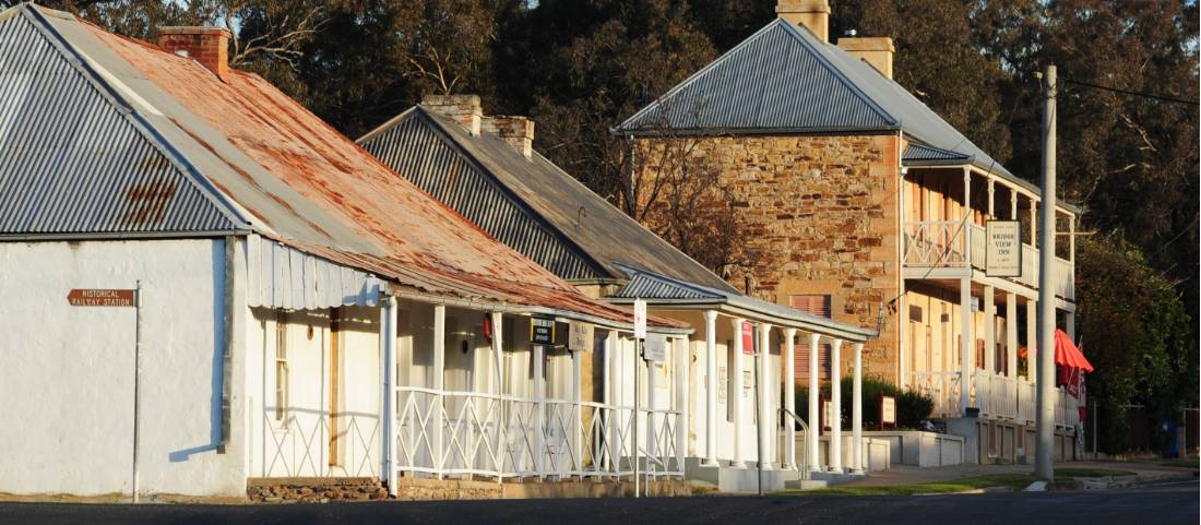 Visit rustic heritage buildings when cycling near Mudgee |  <i>Mudgee Region Tourism</i>