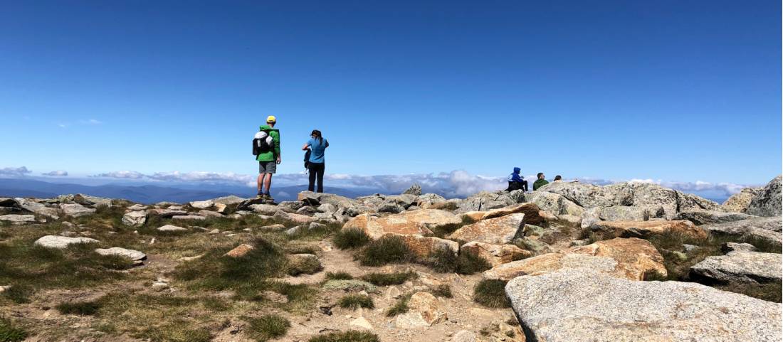 Top of Australia on the summit of Koscuiszko | <i>Kate Baker</i>