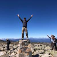 Hiker on top of Kosciuszko | Kate Baker