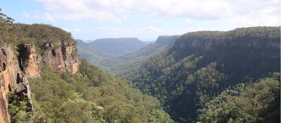 View from the viewing platform at Fitzroy Falls |  <i>Kate Baker</i>
