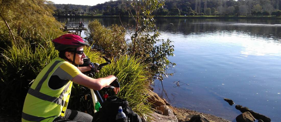 Taking in the views of the Shoalhaven River