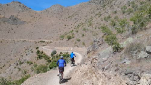 Cycling the Benmore Traverse from Sailors Cutting to Benmore Dam | Rebecca Thomas