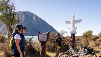 Lake Ohau Lodge | Braemar | Alps to Ocean,Clare Toia-Bailey Enjoying the stunning Lake Ohau Lodge on the Alps to Ocean Cycling trail.