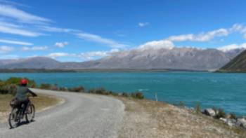 TAX Review Jonas Ho. Lake Ohau,Jonas H Spectacular South Island scenery on the Alps 2 Ocean Cycle Trail