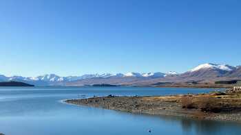 Lake Tekapo,Sandra Appleby Start the A2O on the stunning lake shore with views of the Church of the Good Shepherd