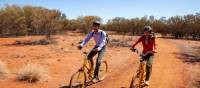 Time to socialise on a supported bike tour in the Northern Territory.