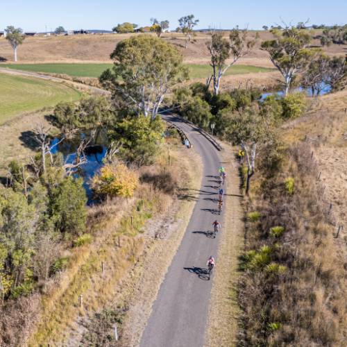 The South Burnett Rail Trail is perfect for a cycling adventure