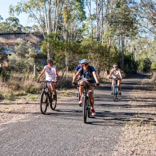 Exploring the South Burnett Rail Trail near Wondai
